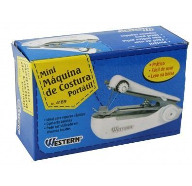 Mini Máquina De Costura Portátil Manual Western