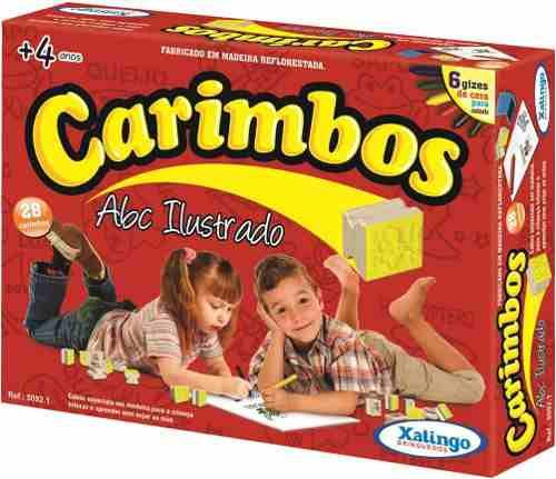 Carimbos Abc Ilustrado - Xalingo Brinquedos (usado)